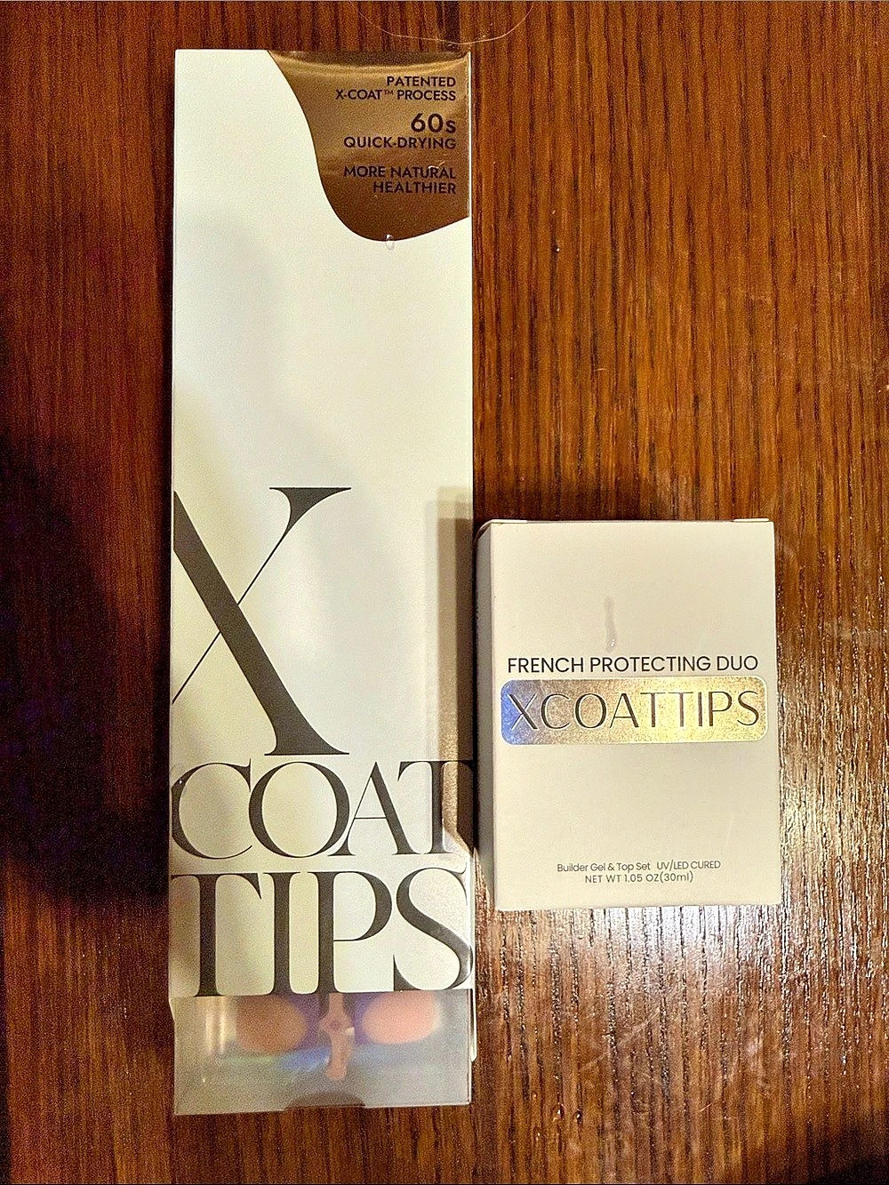 BTArtbox Nails French XCOATTIPS 160pc French Gel Press-On Nails